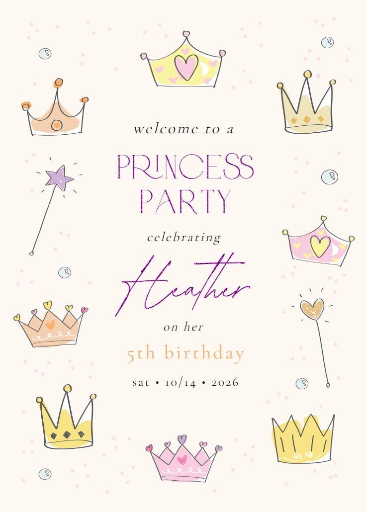 Court celebration - birthday poster