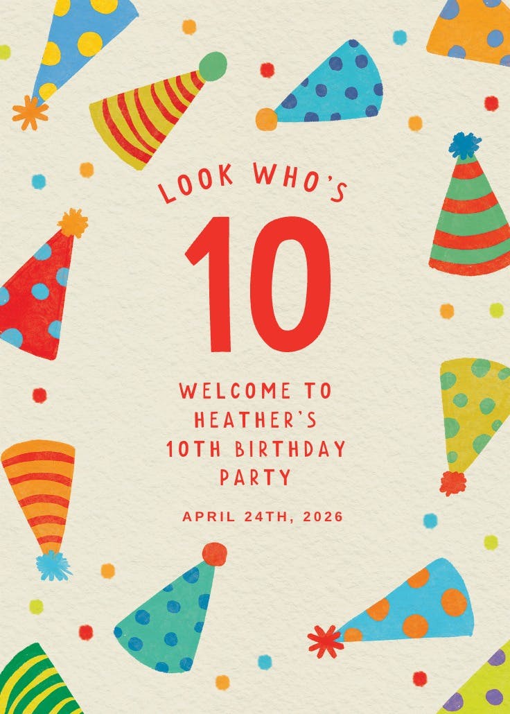 Hats in the air - póster de evento