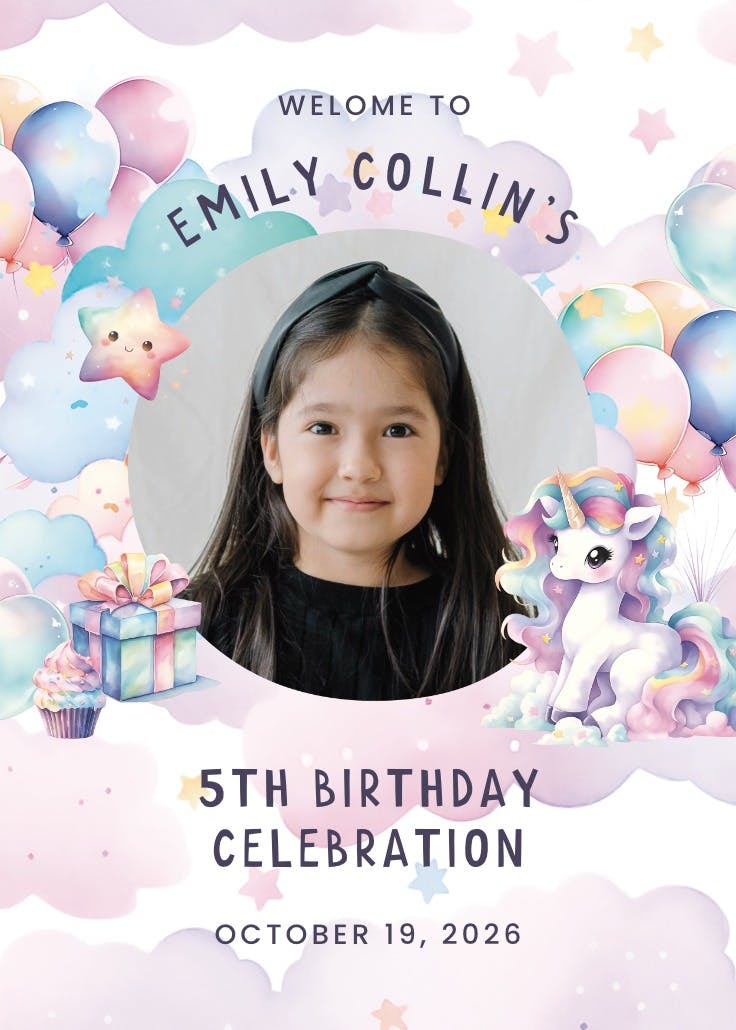 Rainbows and magic photo - events poster