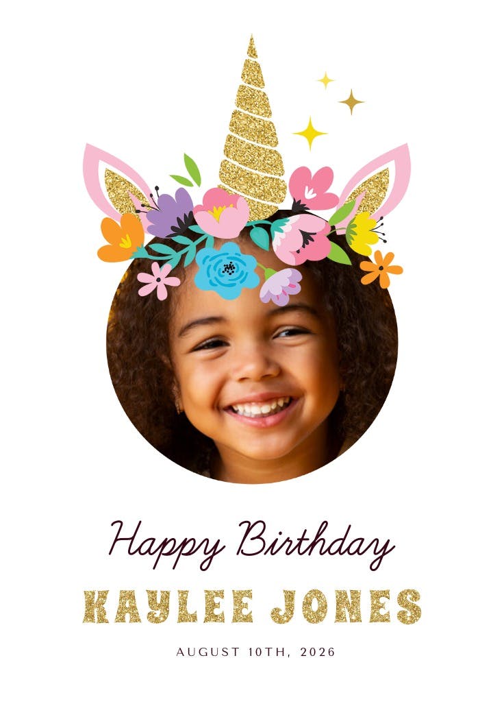 Unicorn joy - events poster