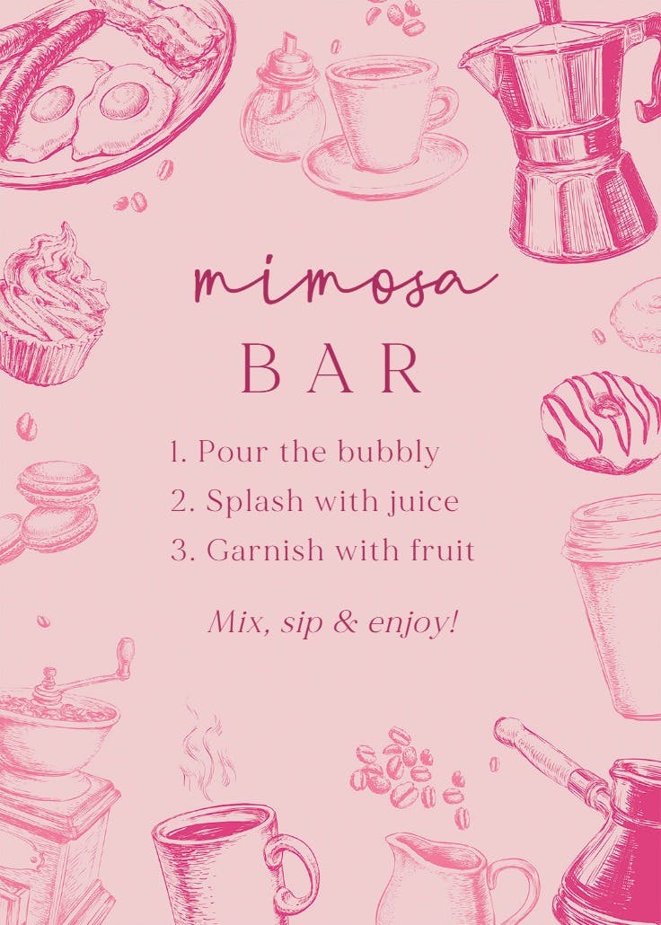 Coffee & cakes - events poster