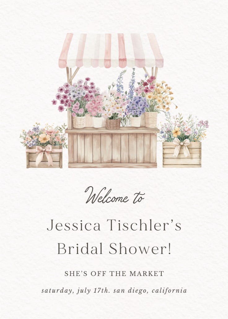 Fresh off the market - events poster