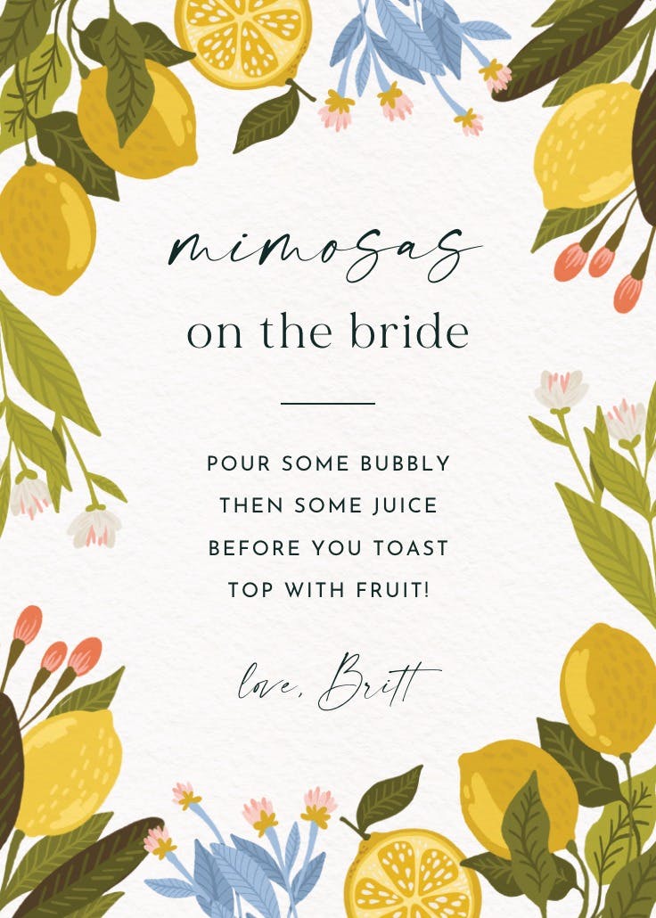 Lemon dreams - events poster