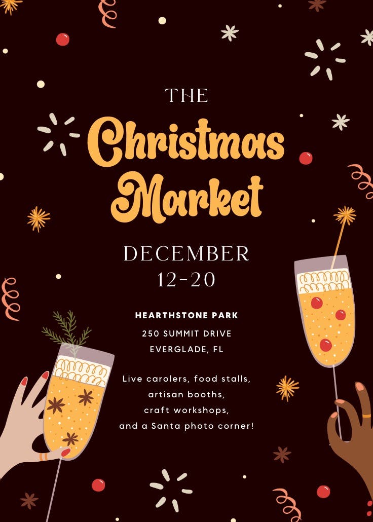 Holiday finest - christmas poster