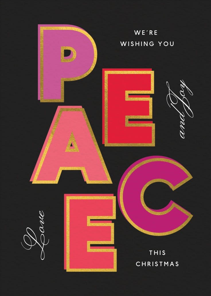 Plenty of peace - póster de evento