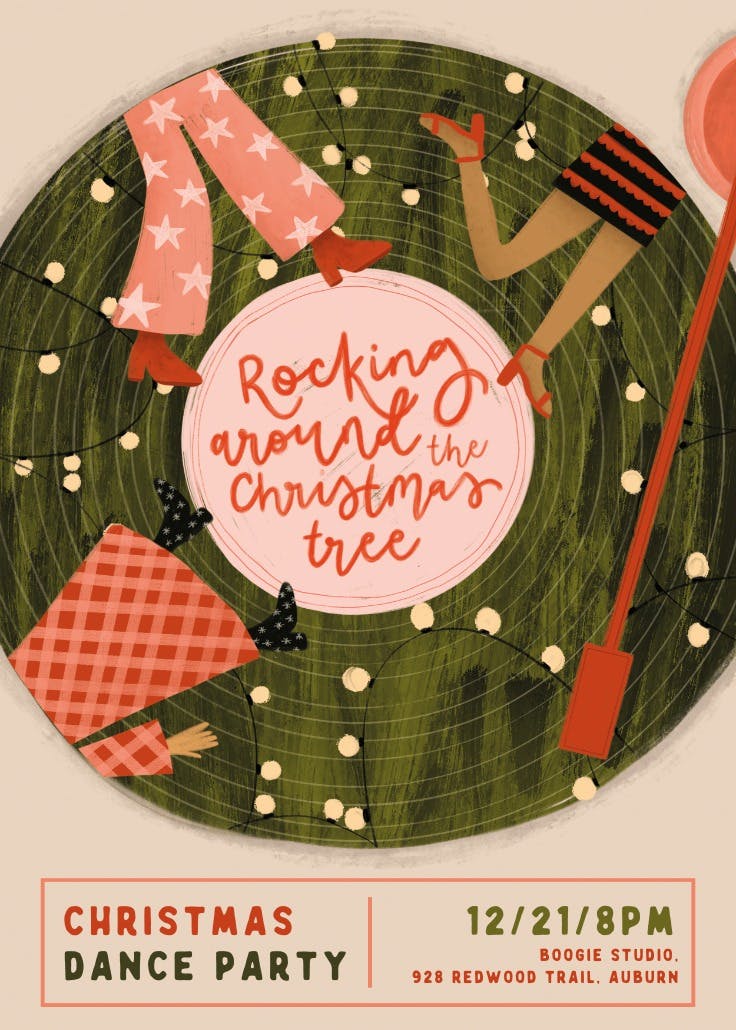 Rocking around - events poster