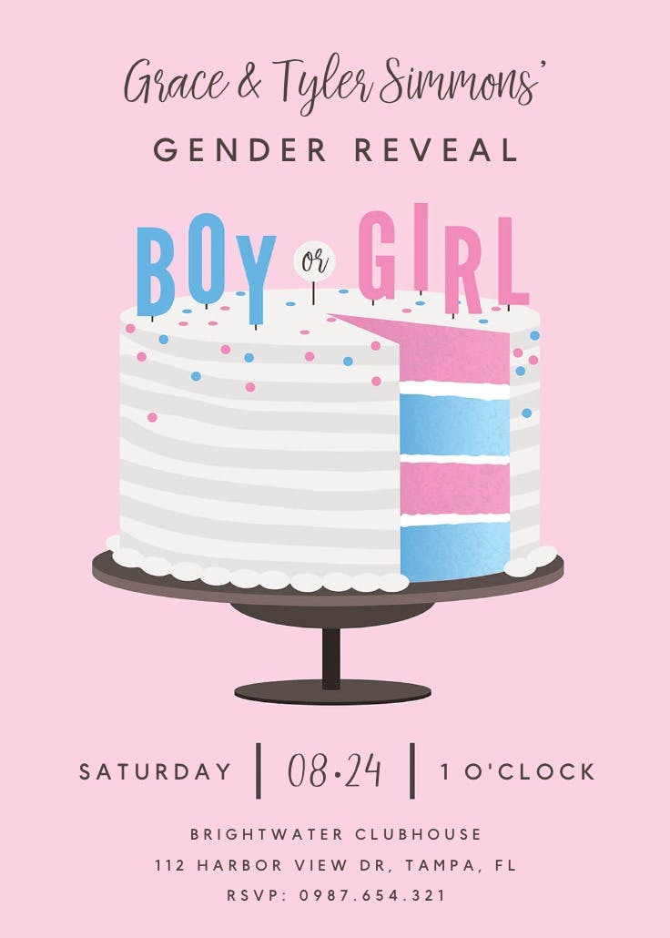 Cake slice - events poster