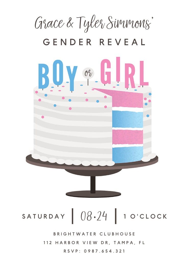 Cake slice - events poster