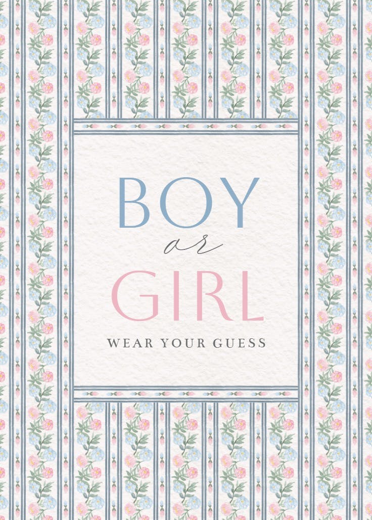 Climbing blooms patterned - events poster