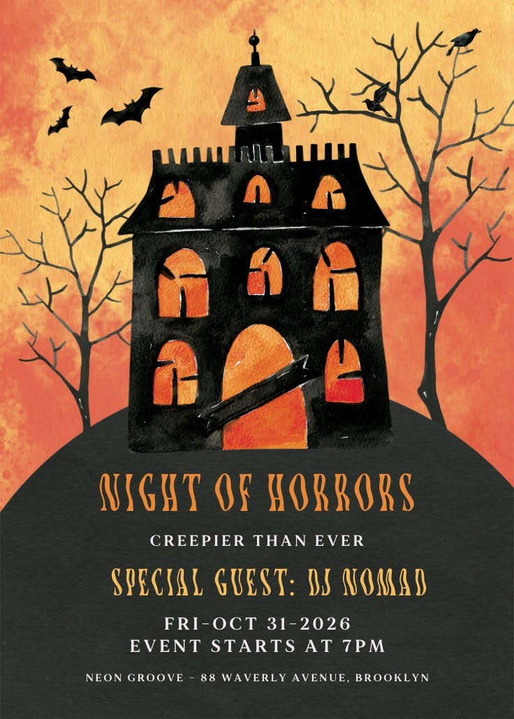 Do you dare - events poster