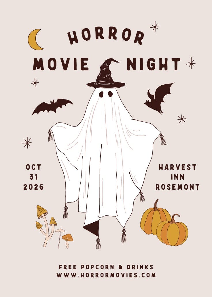 Sketchy scares - events poster