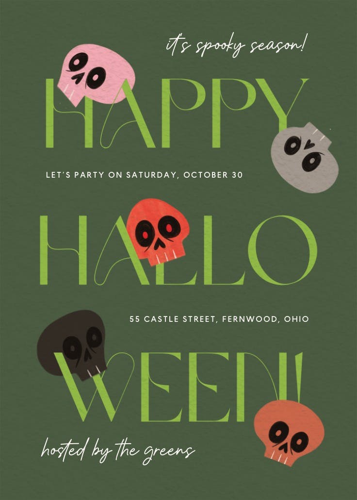 The halloween times - halloween poster