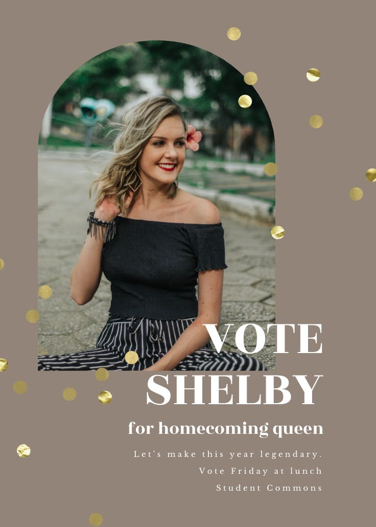 Feeling bubbly - homecoming poster