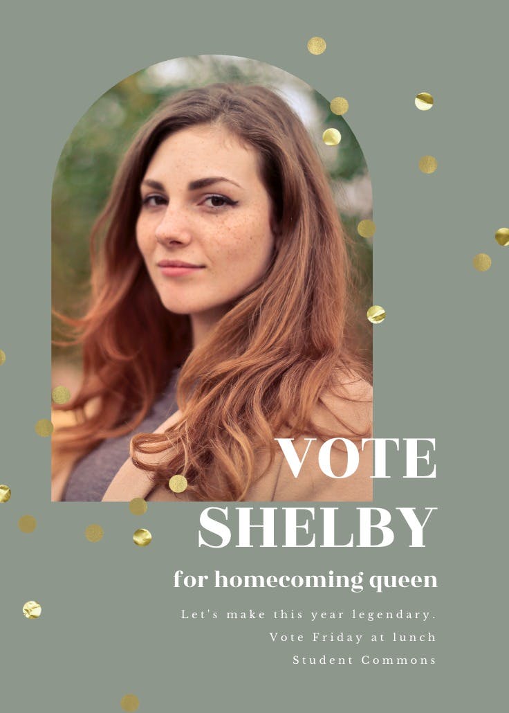 Feeling bubbly - homecoming poster