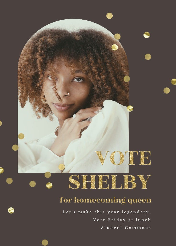 Feeling bubbly - homecoming poster