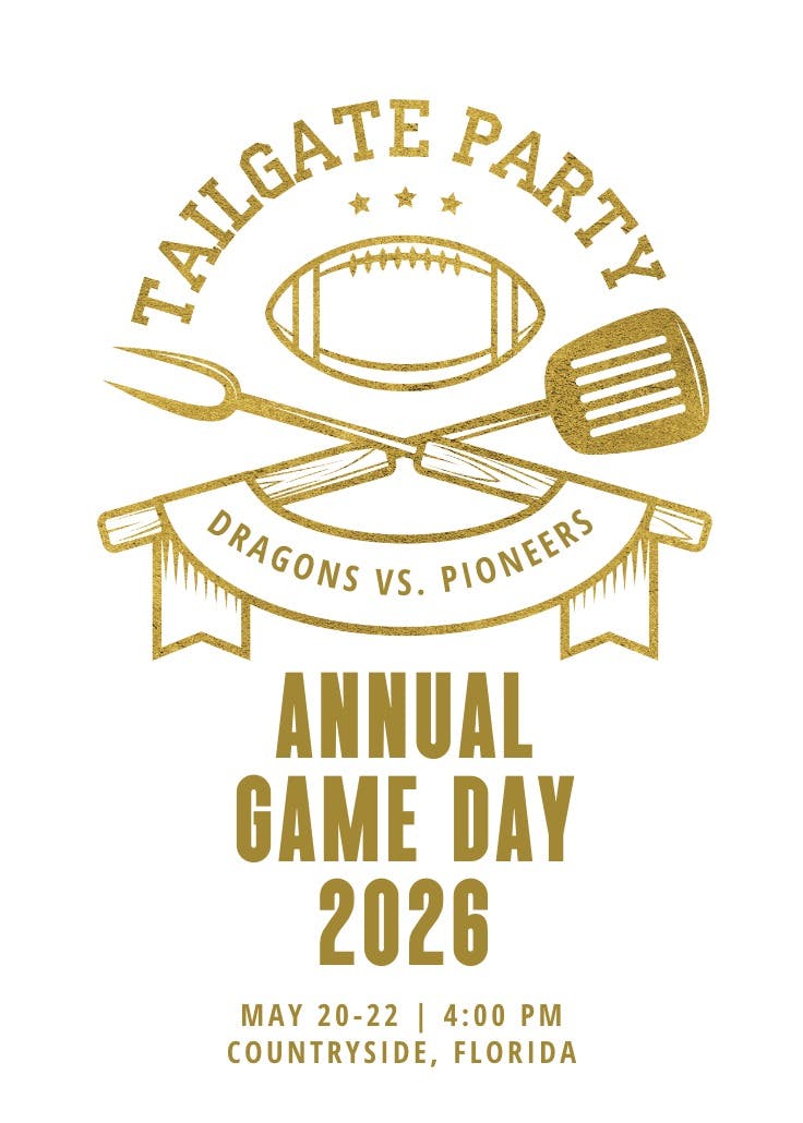 Football fans - póster de evento