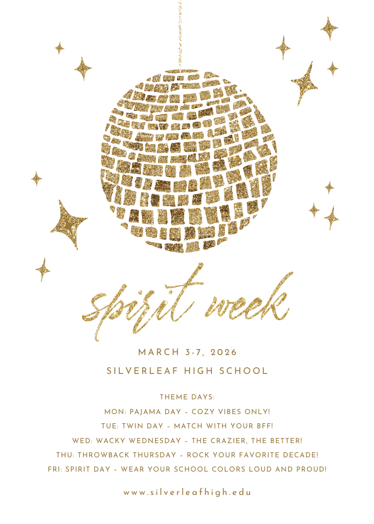 Glitter disco - homecoming poster