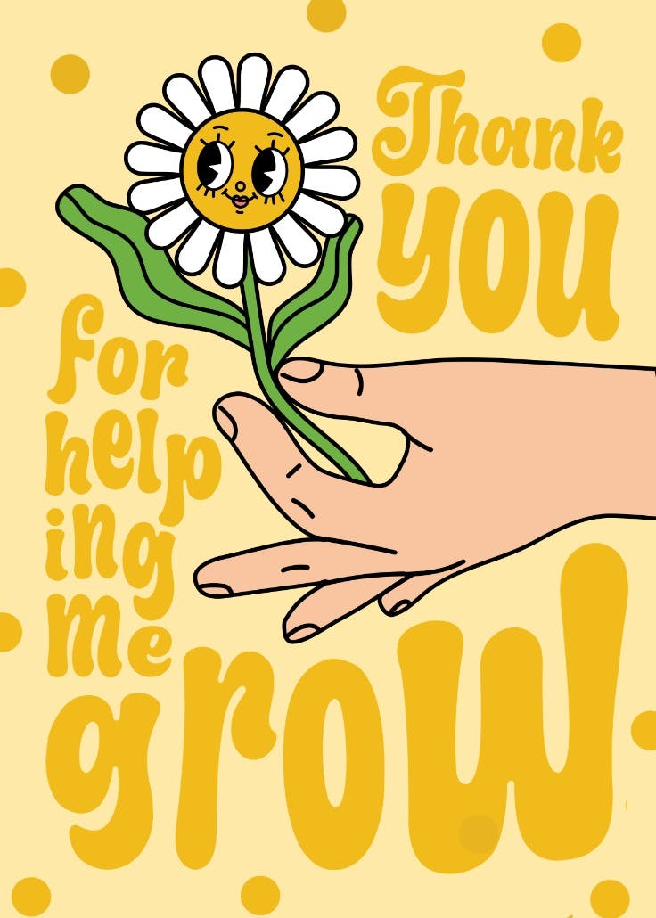 Daisy thankful - events poster