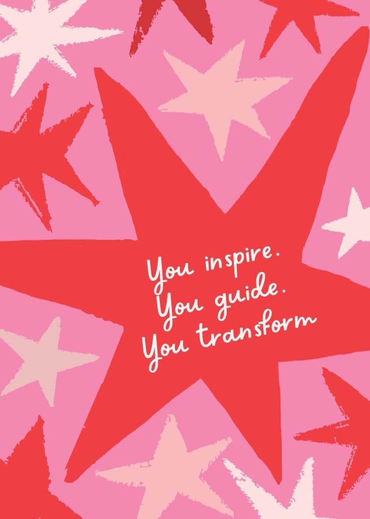 Inspire star - teachers day poster