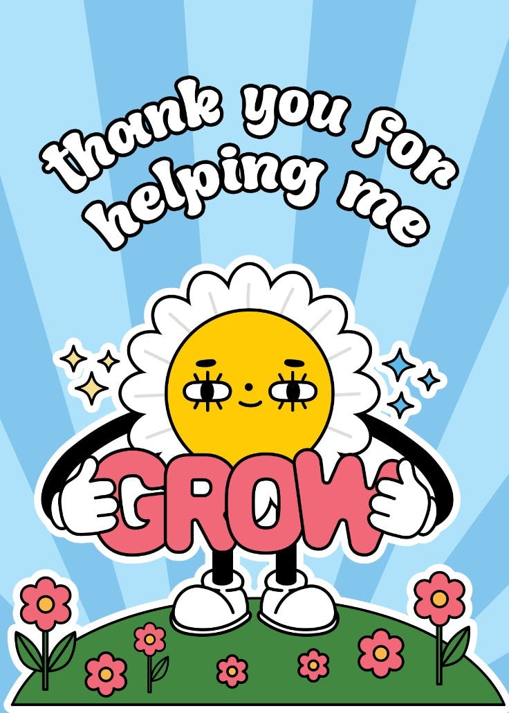 Thankful for you - events poster