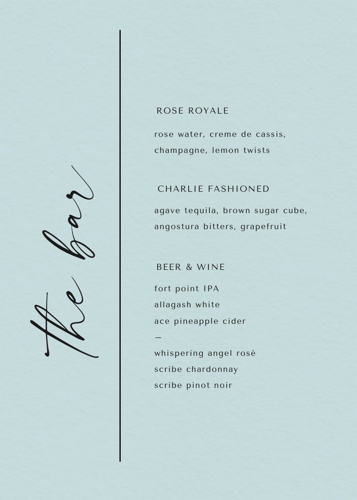 Elegantly ours - events poster