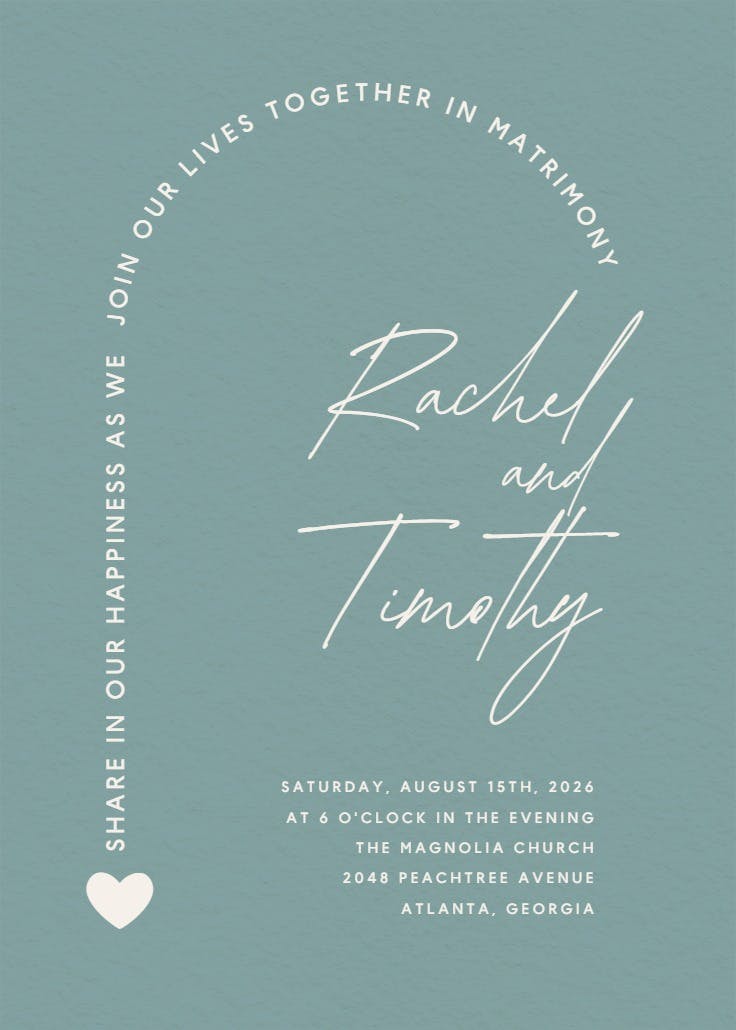 Framed in faith - wedding poster