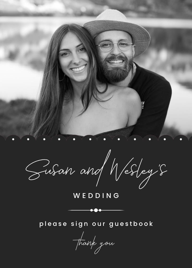 Two to one - wedding poster
