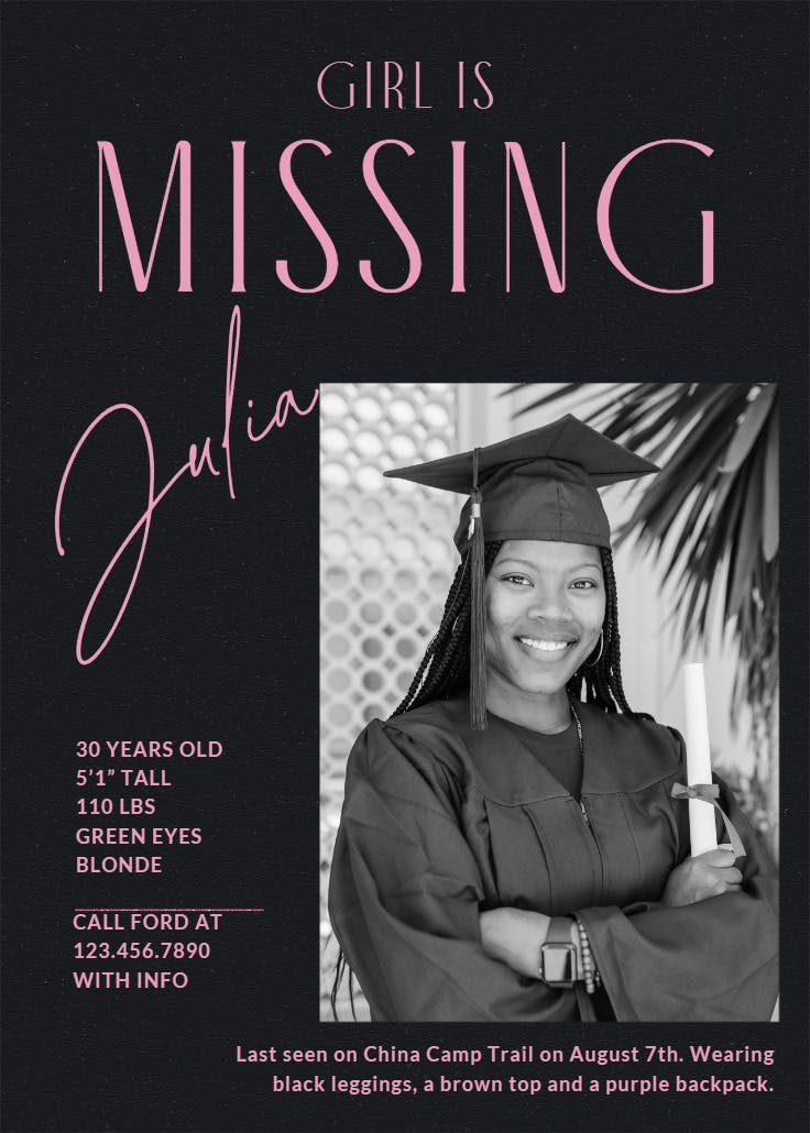 Editorial layout (copy) - missing poster