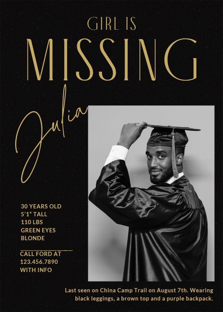 Editorial layout (copy) - missing poster