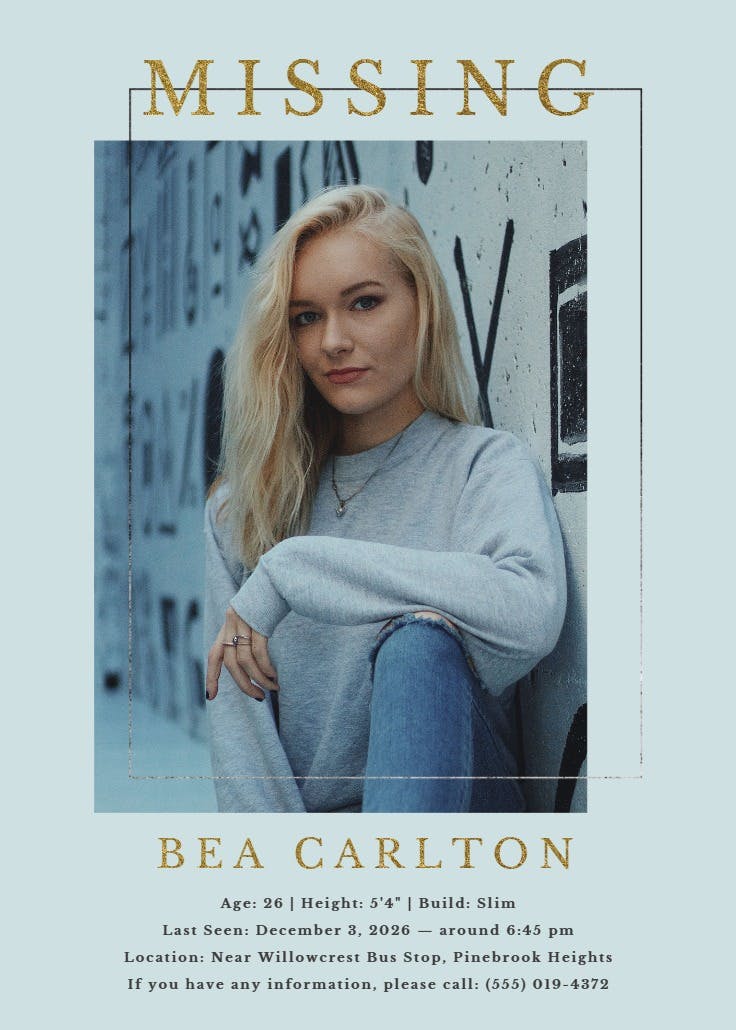 Lux photo frame - missing poster