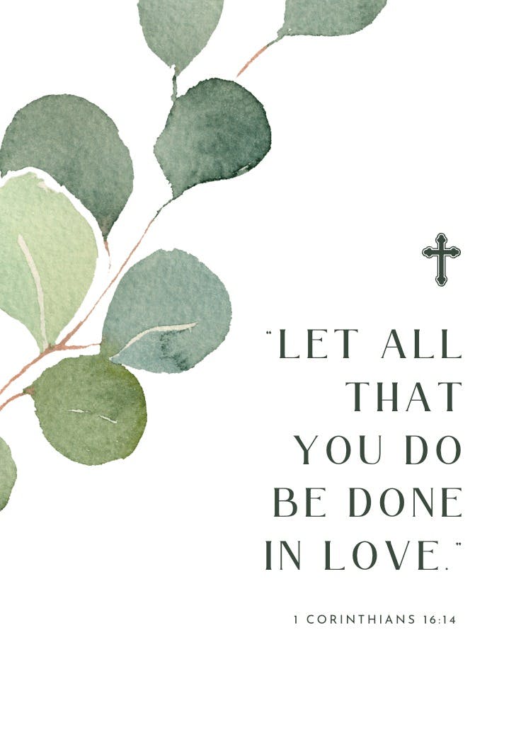 Eucalyptus leaves - slogan poster