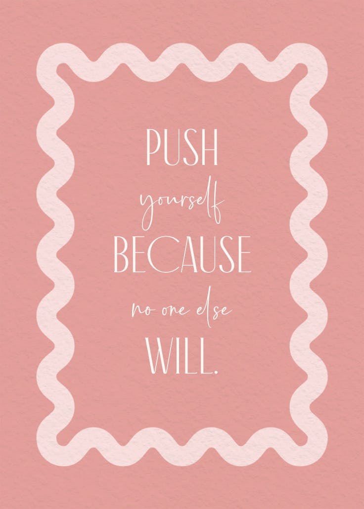 Billowing border - slogan poster