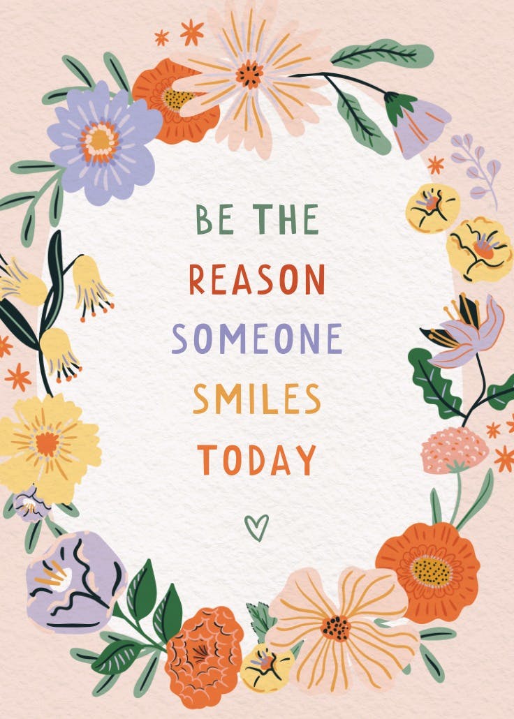 Blooming garden - slogan poster