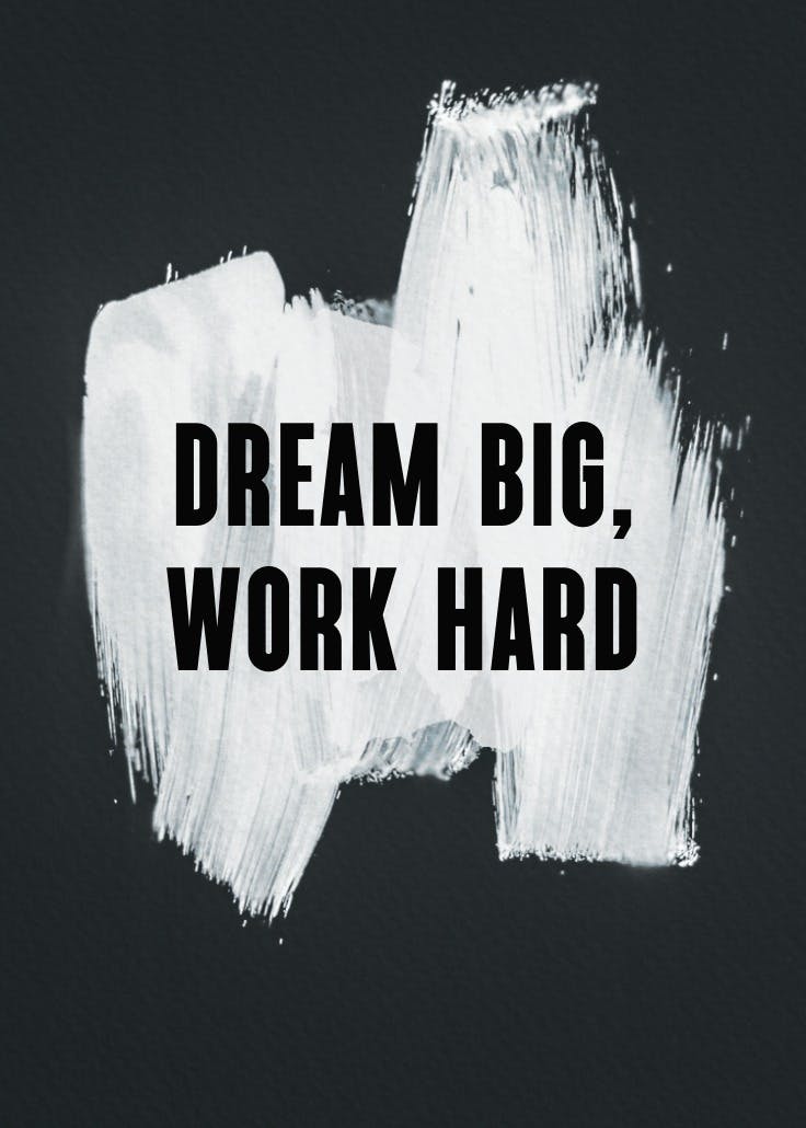 Brushwork - slogan poster