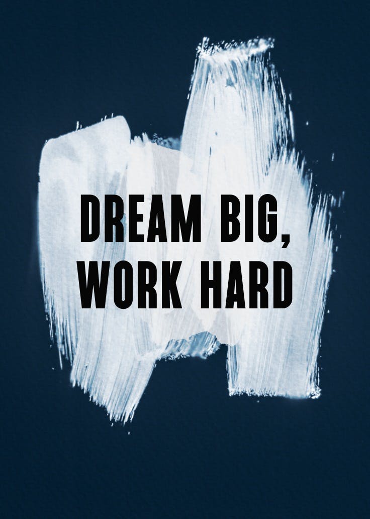 Brushwork - slogan poster