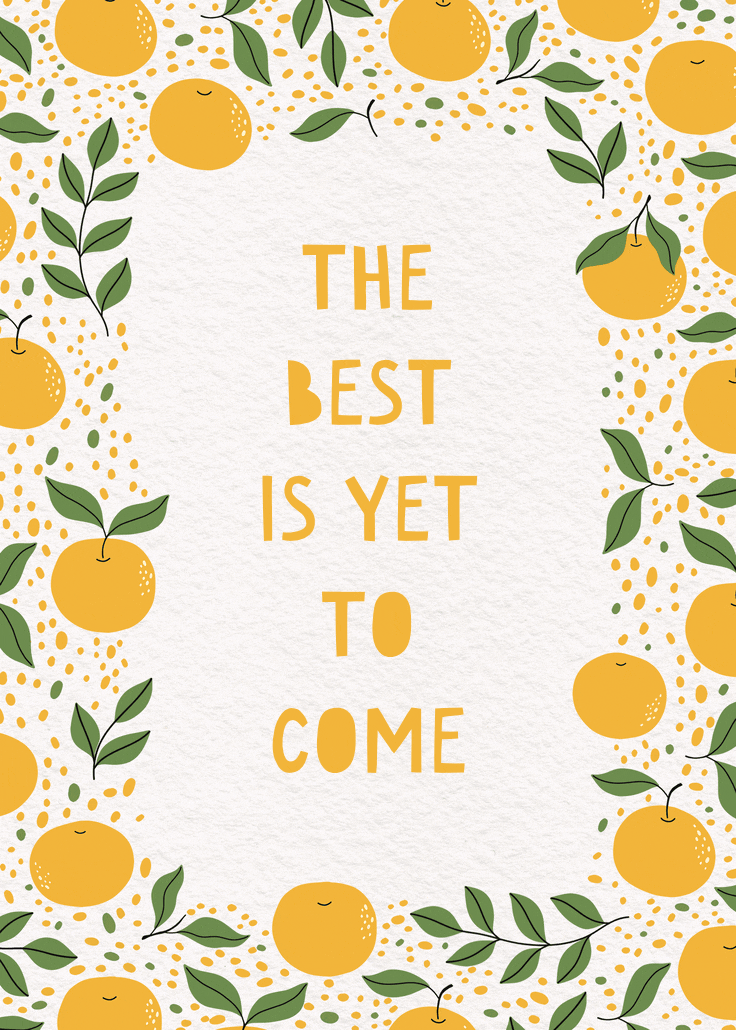 Squeeze the day - slogan poster