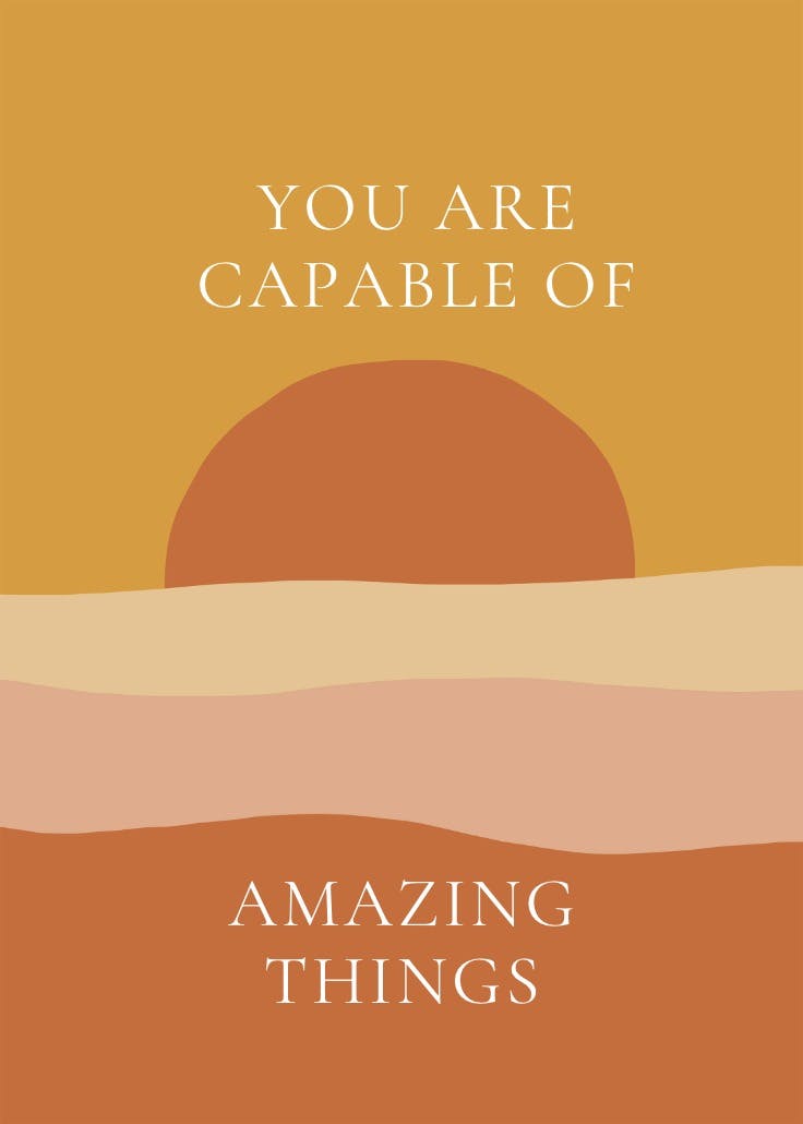 Retro sun - slogan poster