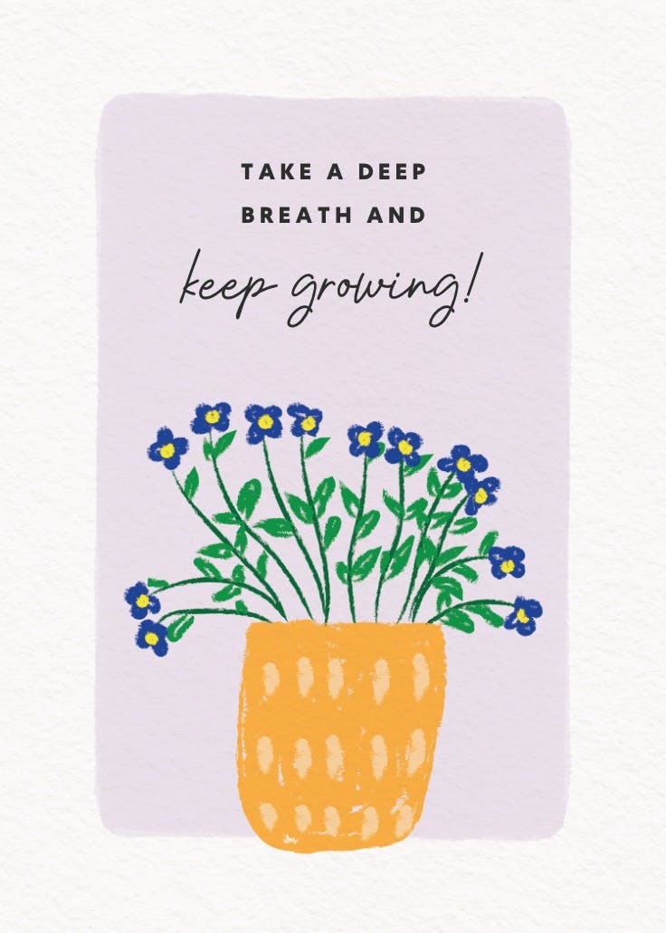 Vibrant vases - slogan poster