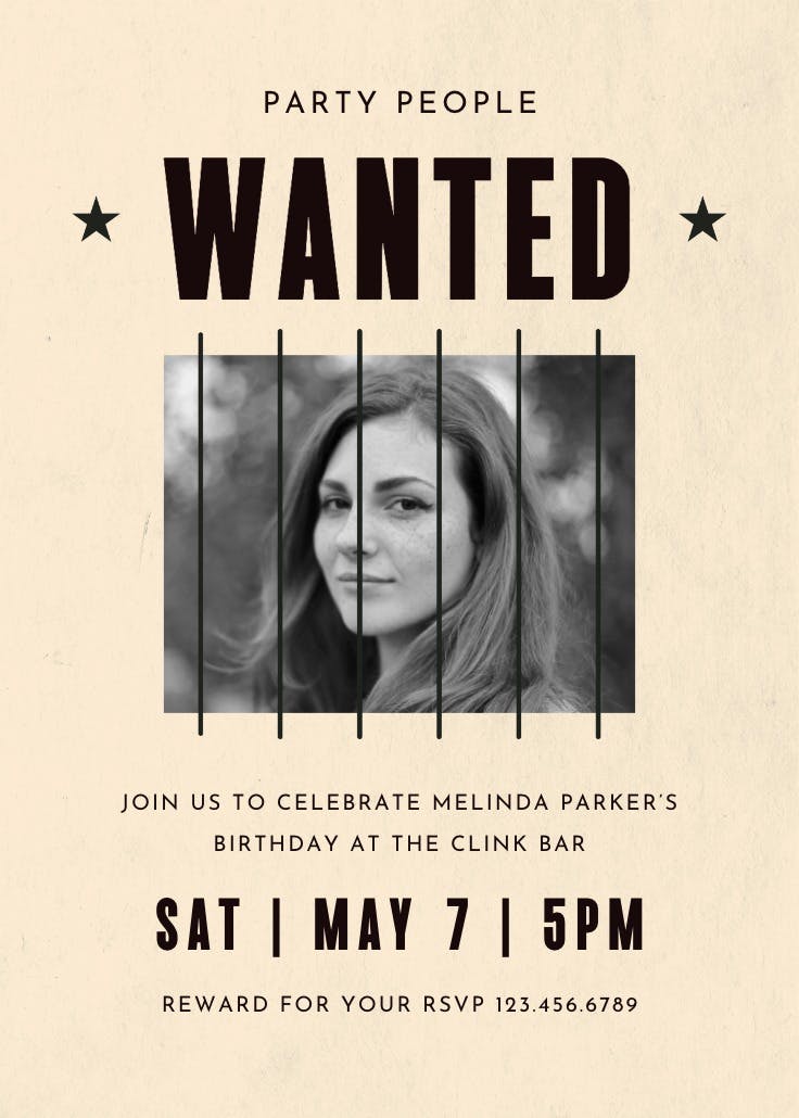 Modern wanted - wanted poster