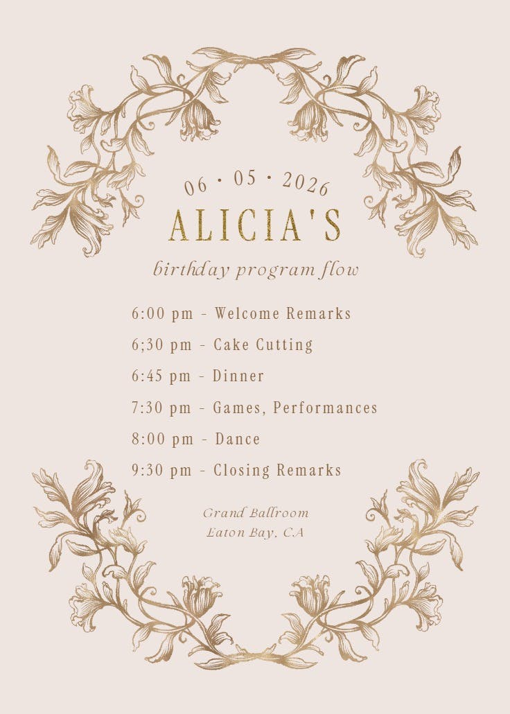 Programa de etched frame