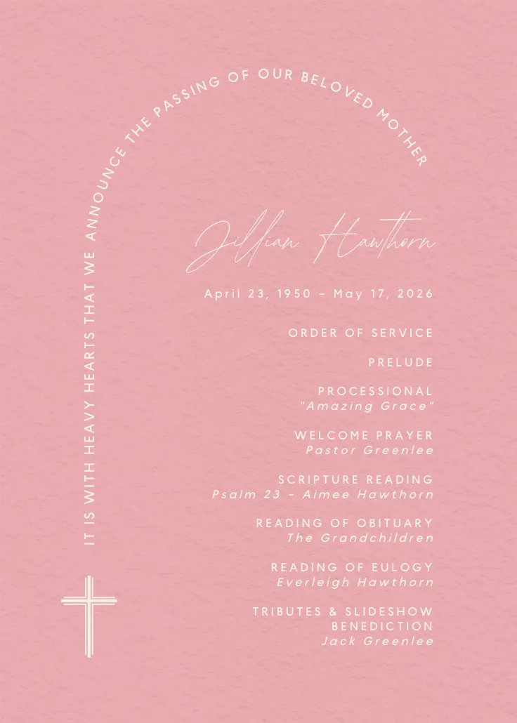 Framed in faith – programme