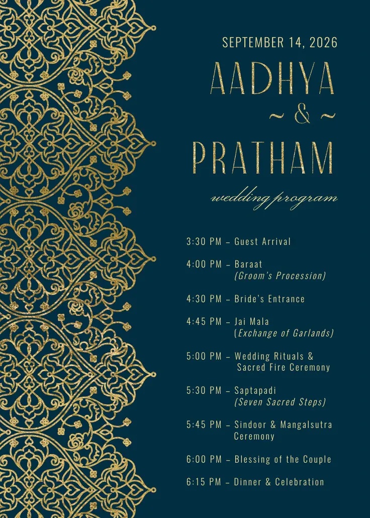 Golden intricacy – programma