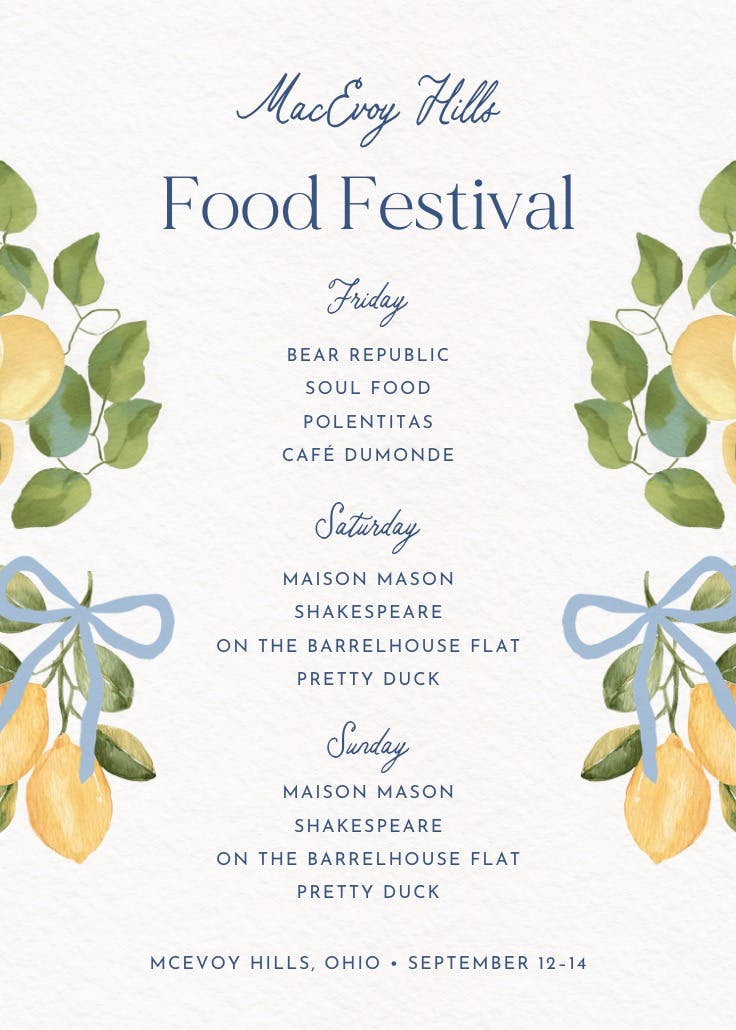 Programa de lovely lemons