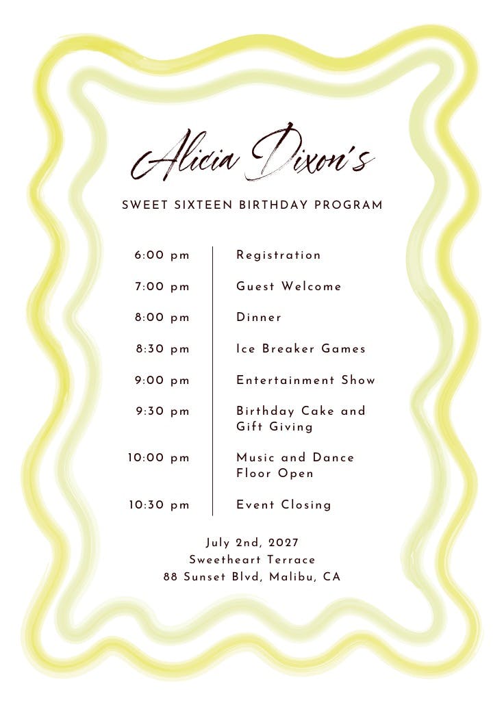 Retro wave frame - สูจิบัตร