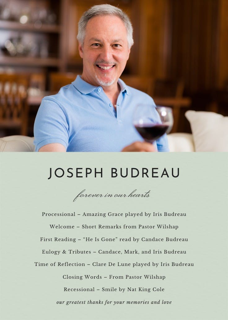 Simple memories - programma