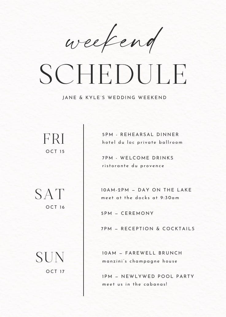 Programa de simple timeline