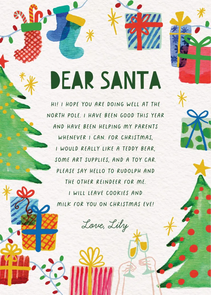 Best holiday ever - จดหมายซานต้า