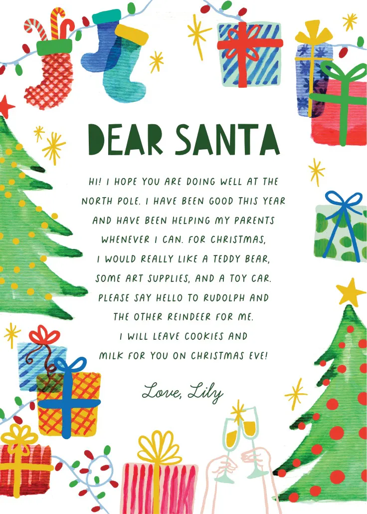 Best holiday ever - সান্তার চিঠি