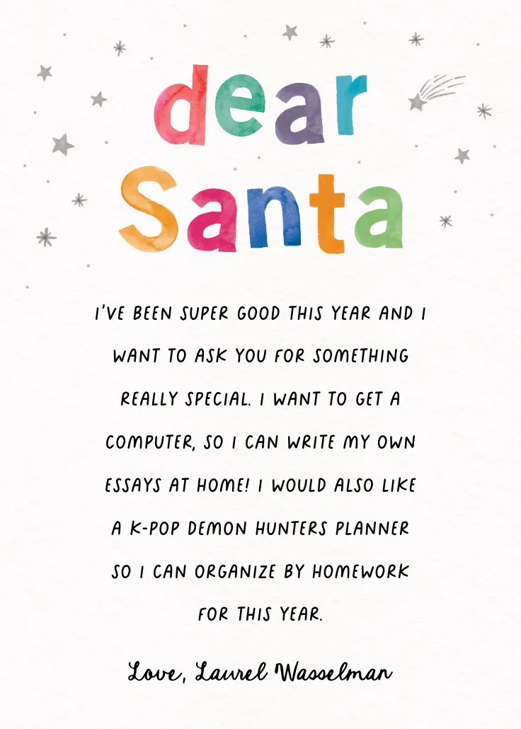 Fun and letters - จดหมายซานต้า