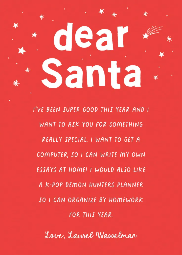 Fun and letters - จดหมายซานต้า